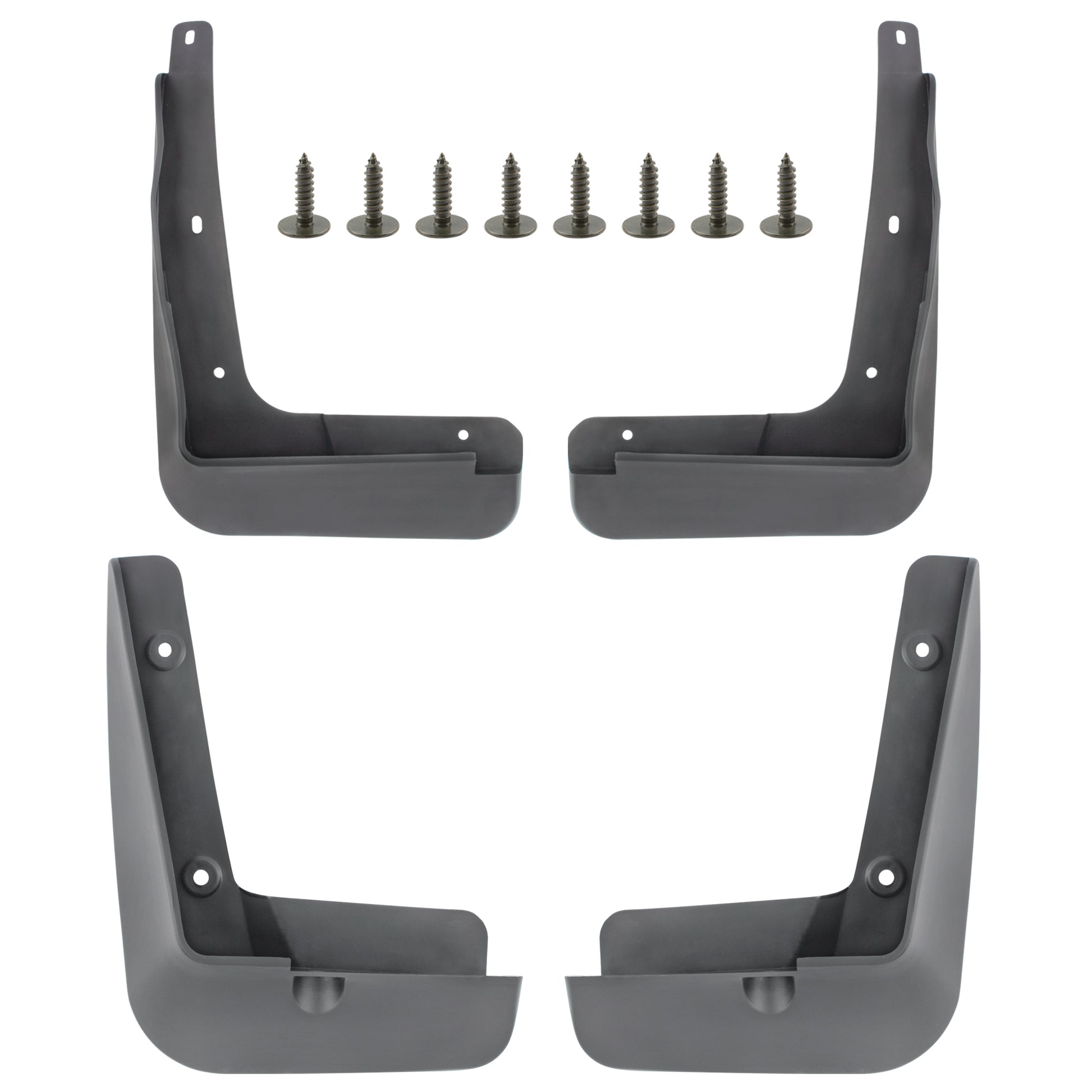 BOXI Set of 4 Front and Rear Side Mud Flaps Splash Guards Fit for Hyundai Sonata 2015 2016 Sedan l4