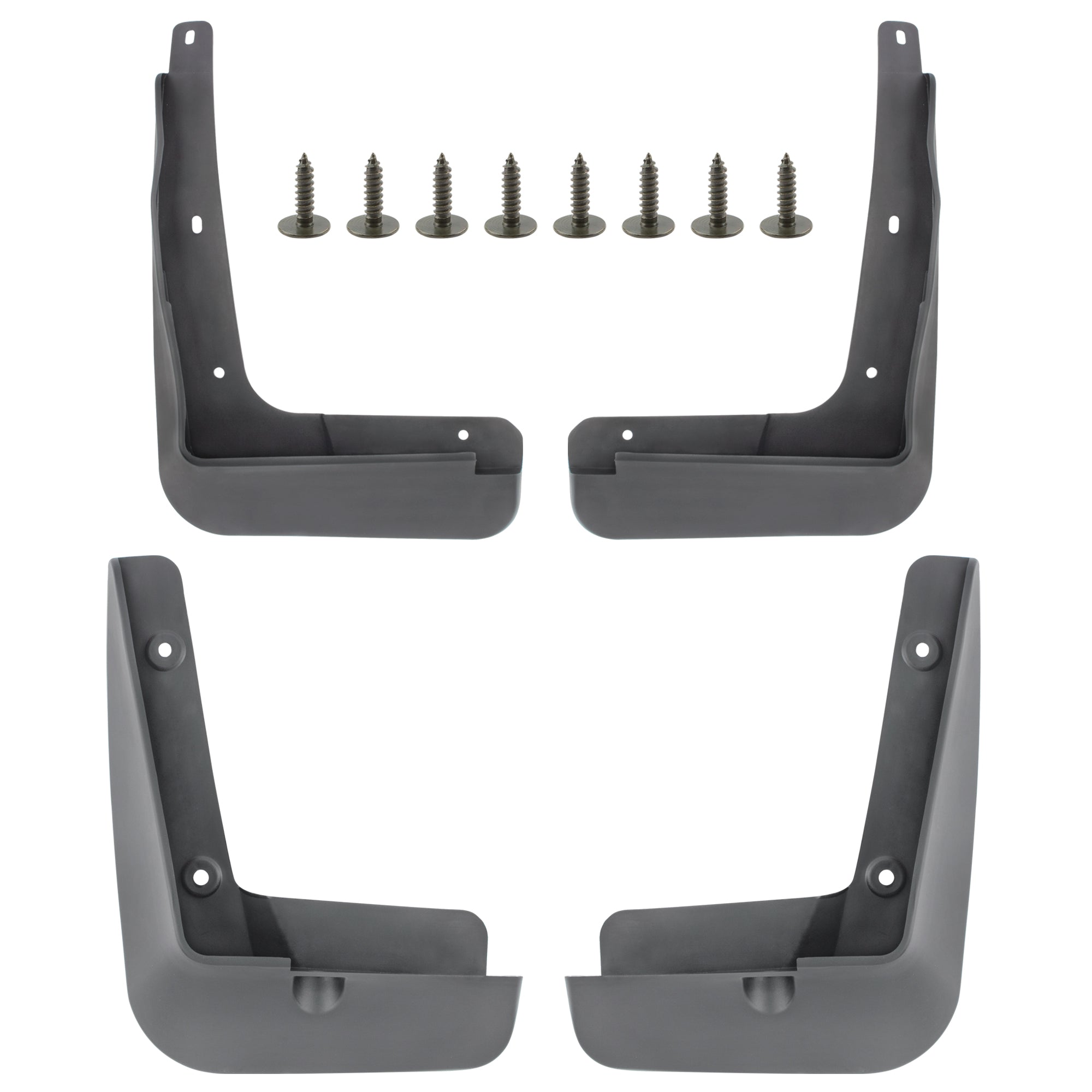 BOXI Set of 4 Front and Rear Side Mud Flaps Splash Guards Fit for Hyundai Sonata 2015 2016 Sedan l4