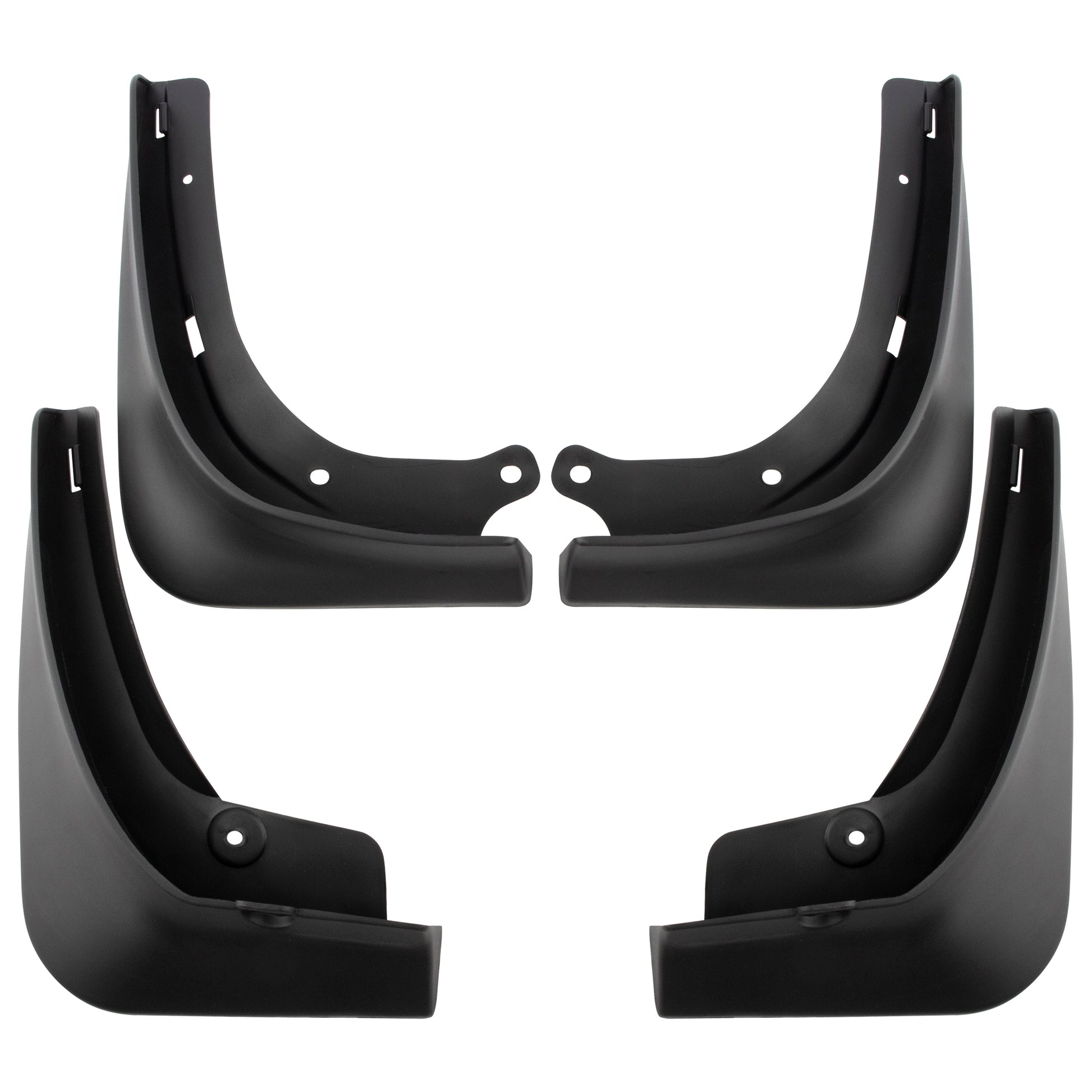 BOXI Set of 4 Front and Rear Side Mud Flaps Splash Guards Fit for Tesla Model 3 Gen 2 2016 2017