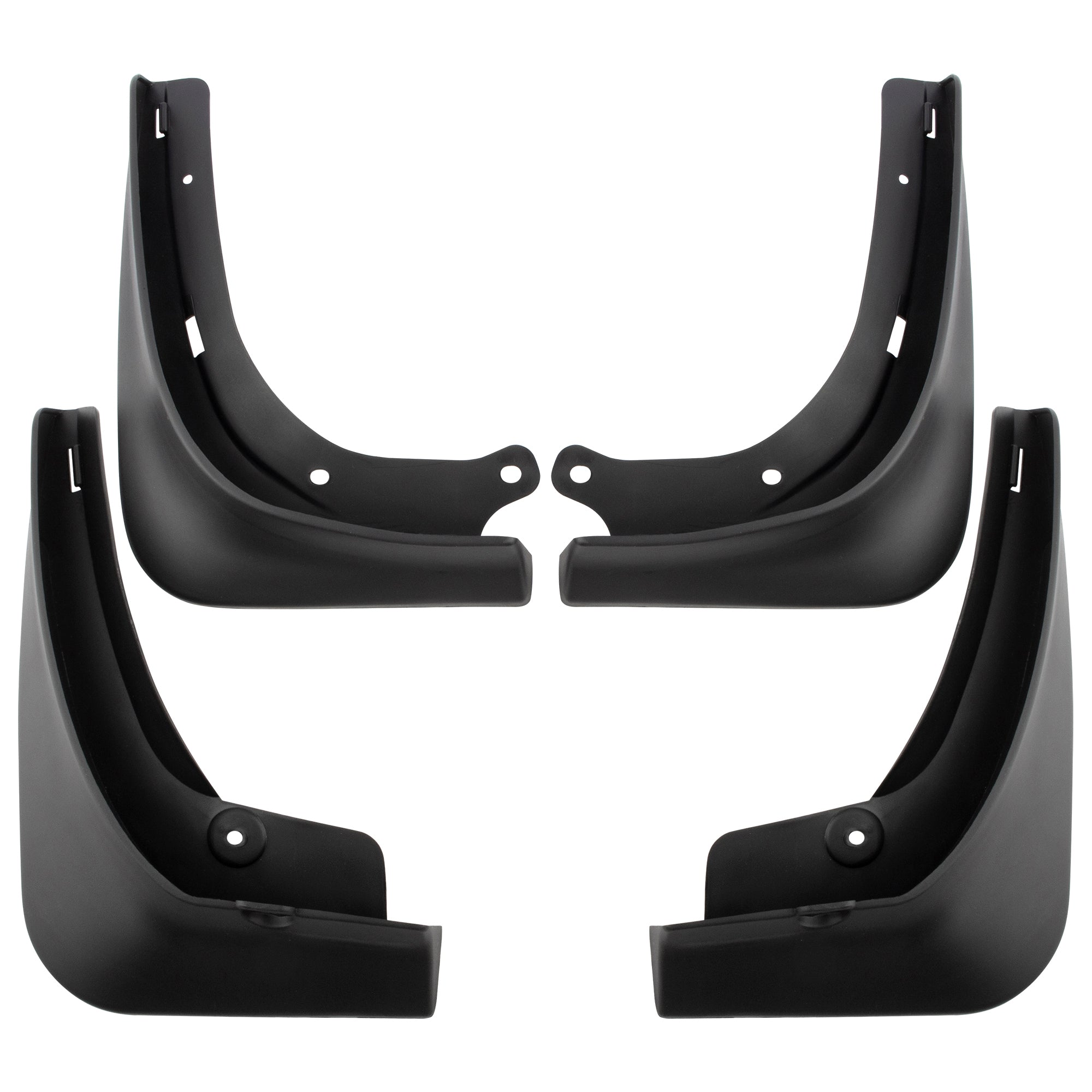 BOXI Set of 4 Front and Rear Side Mud Flaps Splash Guards Fit for Tesla Model 3 Gen 2 2016 2017
