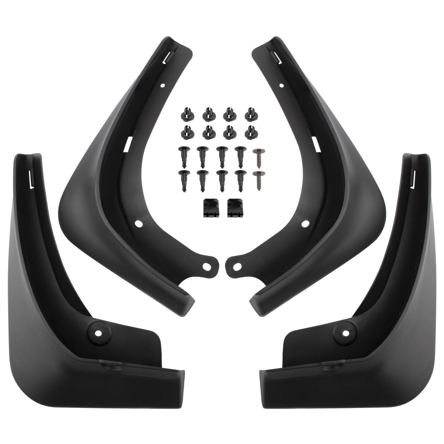 BOXI Set of 4 Front and Rear Side Mud Flaps Splash Guards Fit for Tesla Model 3 Gen 2 2016 2017 — product photo 2