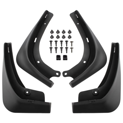 BOXI Set of 4 Front and Rear Side Mud Flaps Splash Guards Fit for Tesla Model 3 Gen 2 2016 2017 — product photo 2