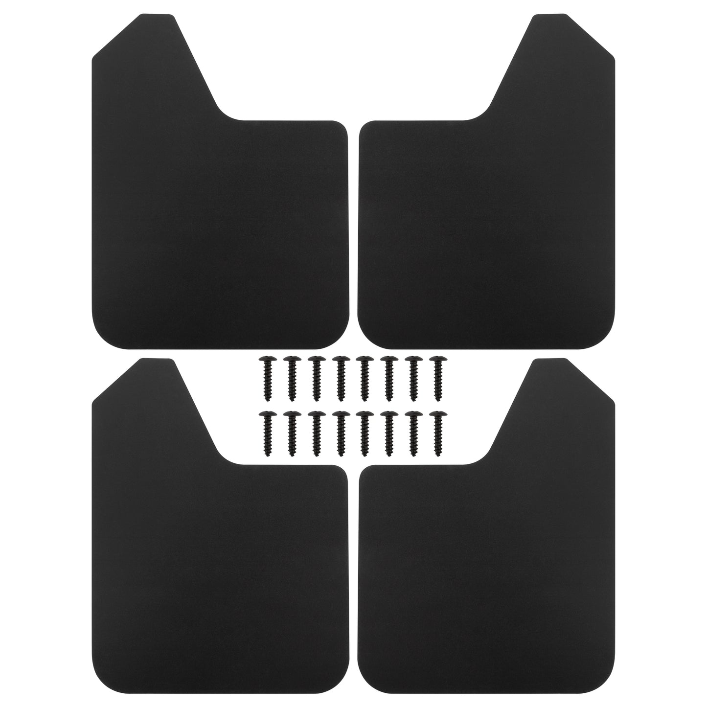 BOXI Set of 4 Universal Mud Flaps fit for Car Pickup SUV Van Truck Mudflaps Splash Guards Mudguards