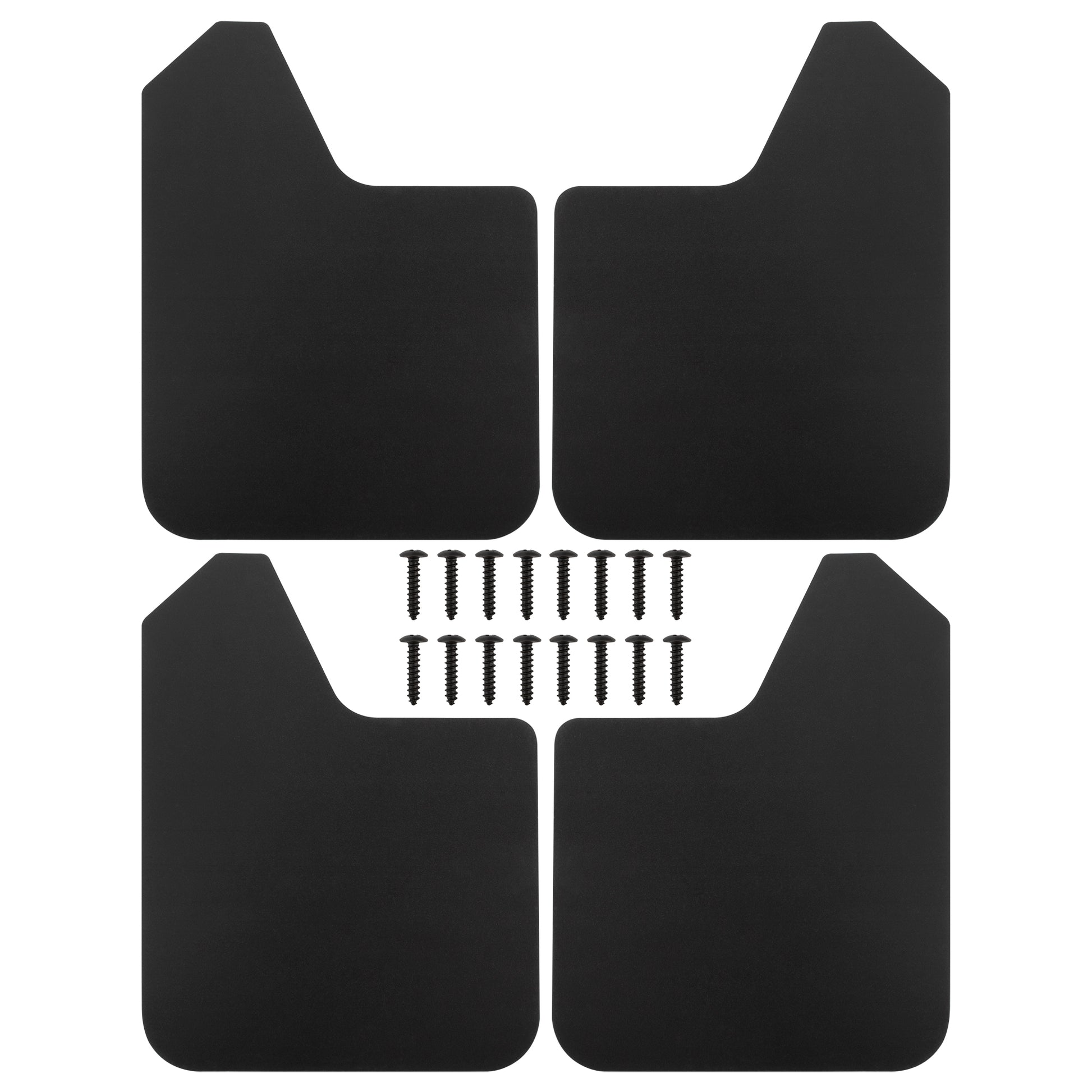 BOXI Set of 4 Universal Mud Flaps fit for Car Pickup SUV Van Truck Mudflaps Splash Guards Mudguards