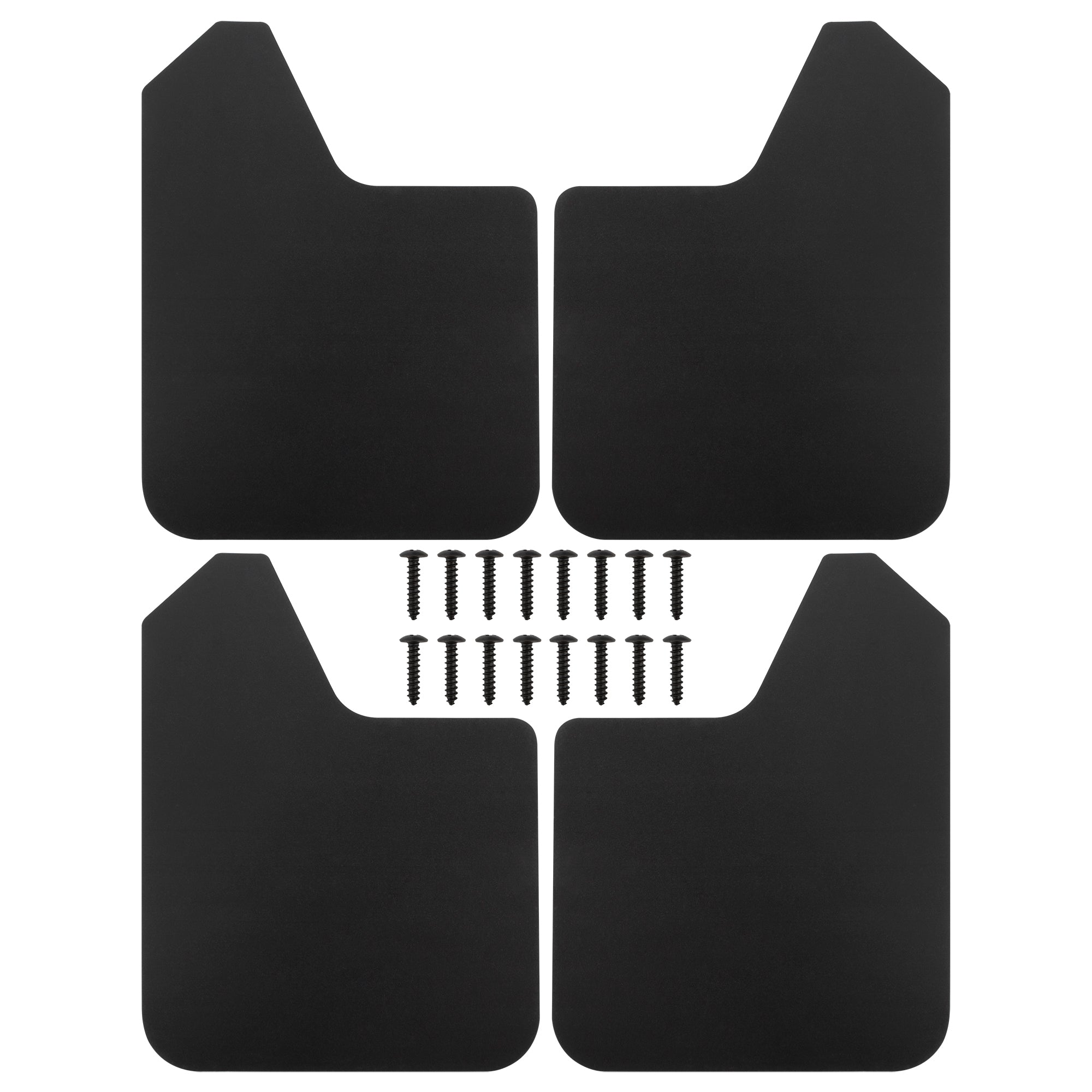 BOXI Set of 4 Universal Mud Flaps fit for Car Pickup SUV Van Truck Mudflaps Splash Guards Mudguards