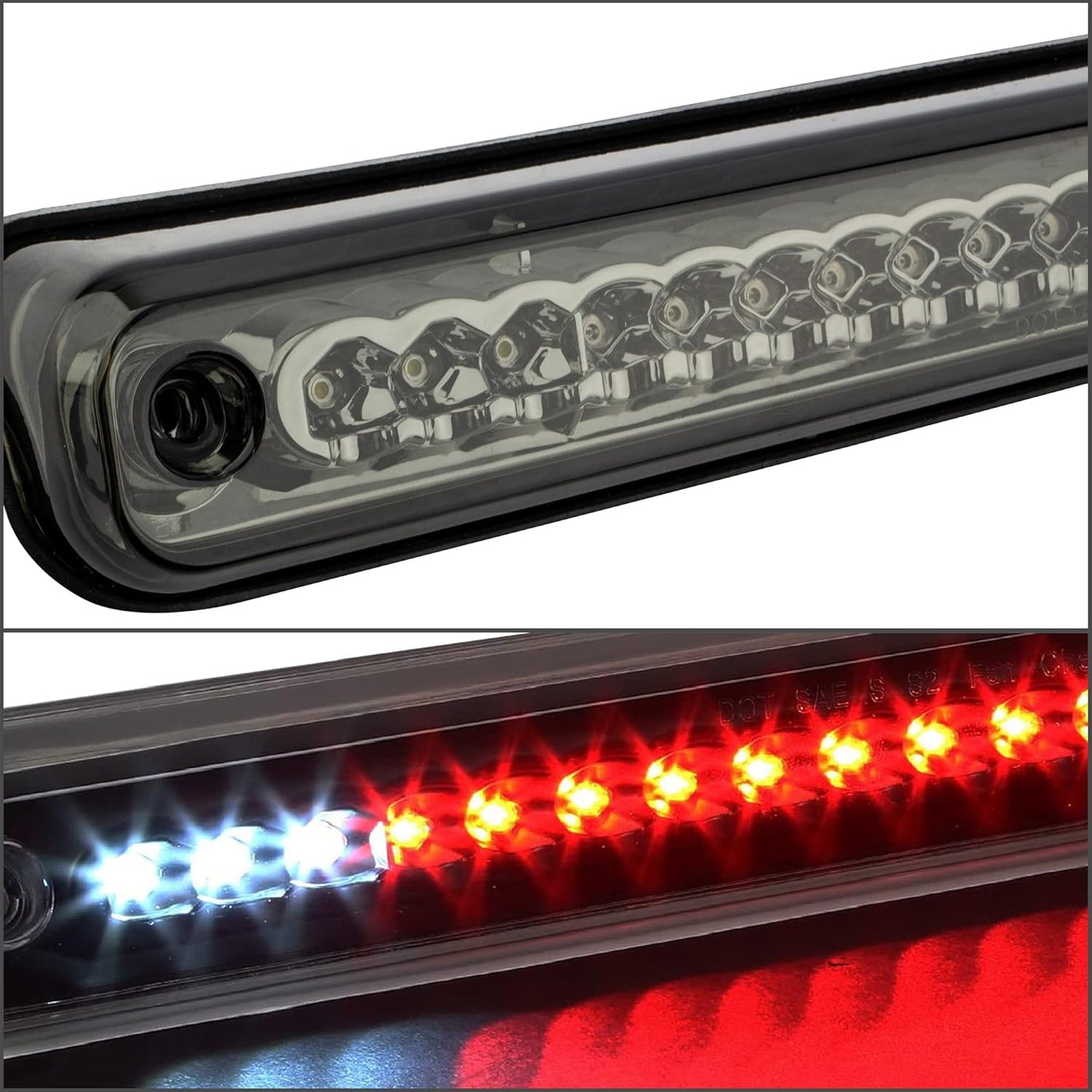 BOXI High Mount Liftgate rear trunk Brake Light Assembly Fit for GMC Chevy C — product photo 2