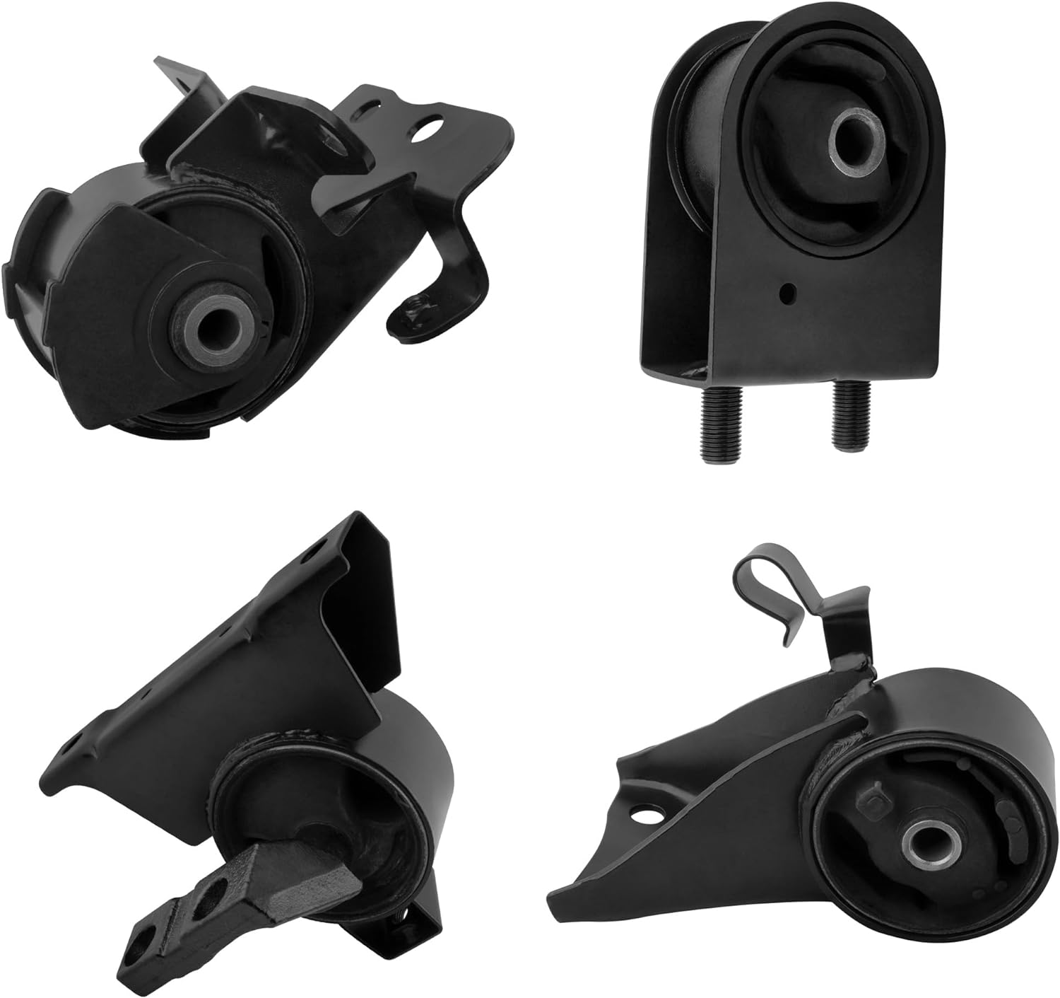 BOXI 4pcs Engine Mount Transmission Mount Set Fit for Mazda Protege 2.0L 2001 2002 2003
