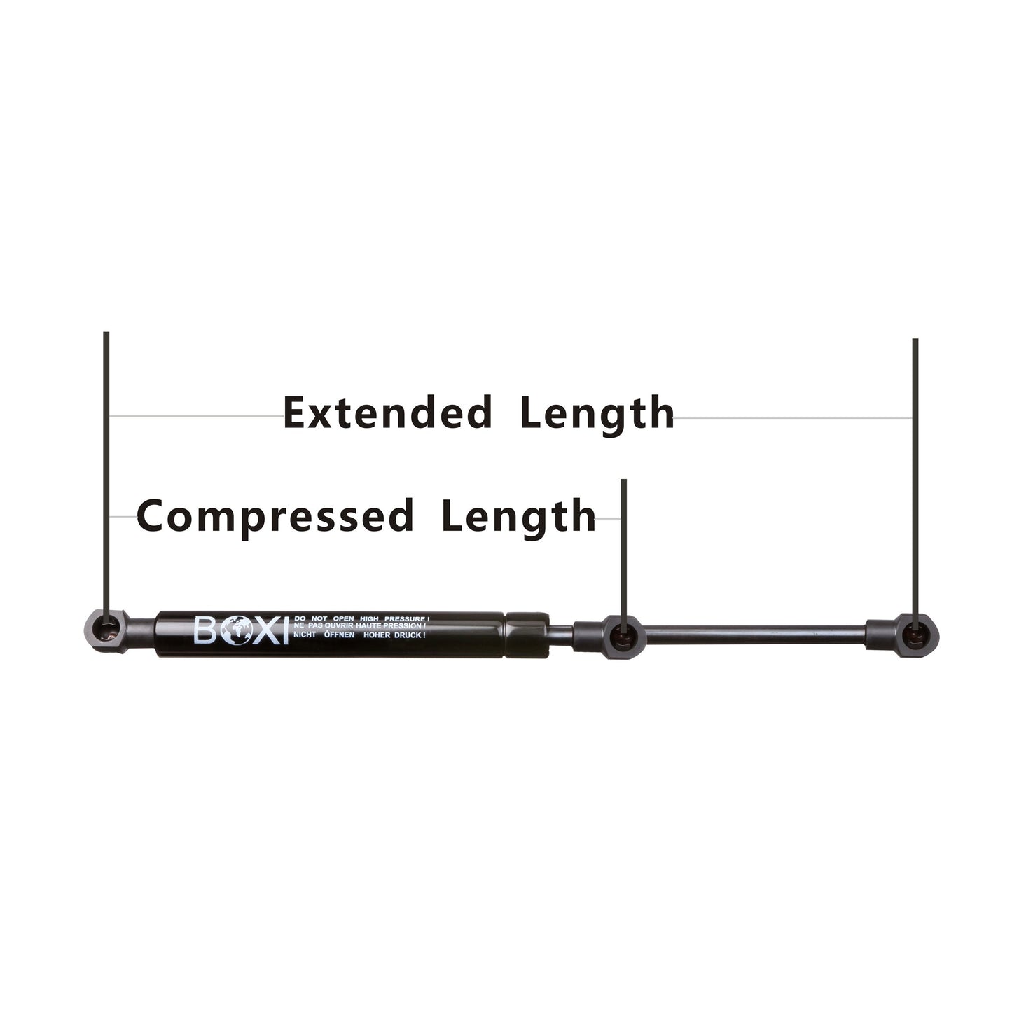 BOXI Qty(1) BOXI 6470 Front Hood Lift Support Strut Shock Gas Strut Shock Spring Support for Chevy — product photo 3