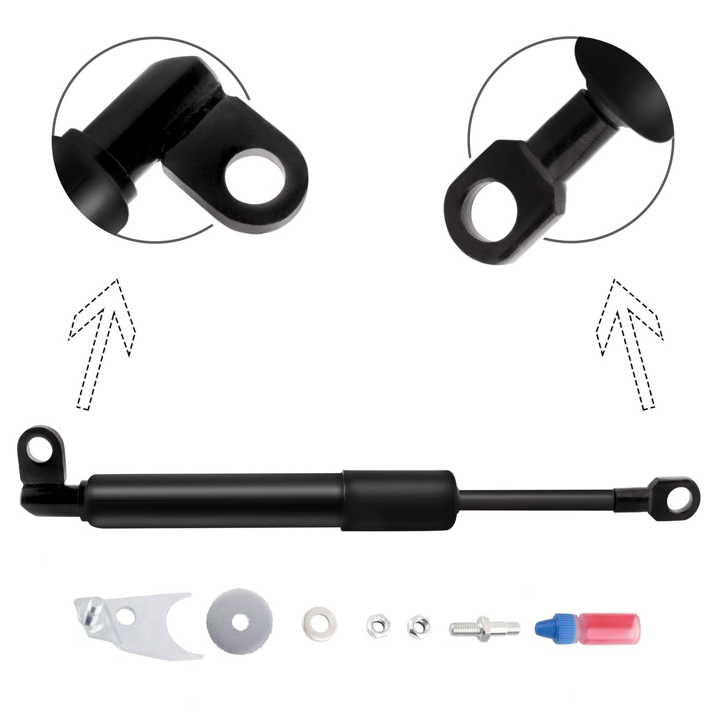 BOXI Qty(1) 43100 DZ43100 Truck Tailgate Assist Easy Down Shock Strut Damper Compatible with Chevy
