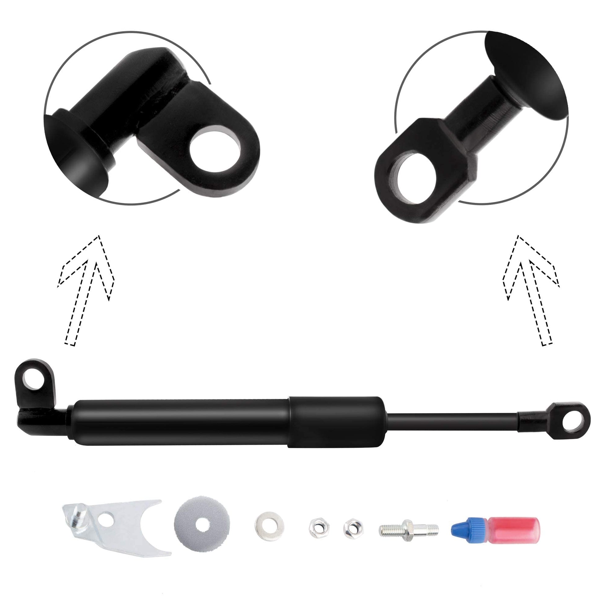 BOXI Qty(1) 43100 DZ43100 Truck Tailgate Assist Easy Down Shock Strut Damper Compatible with Chevy