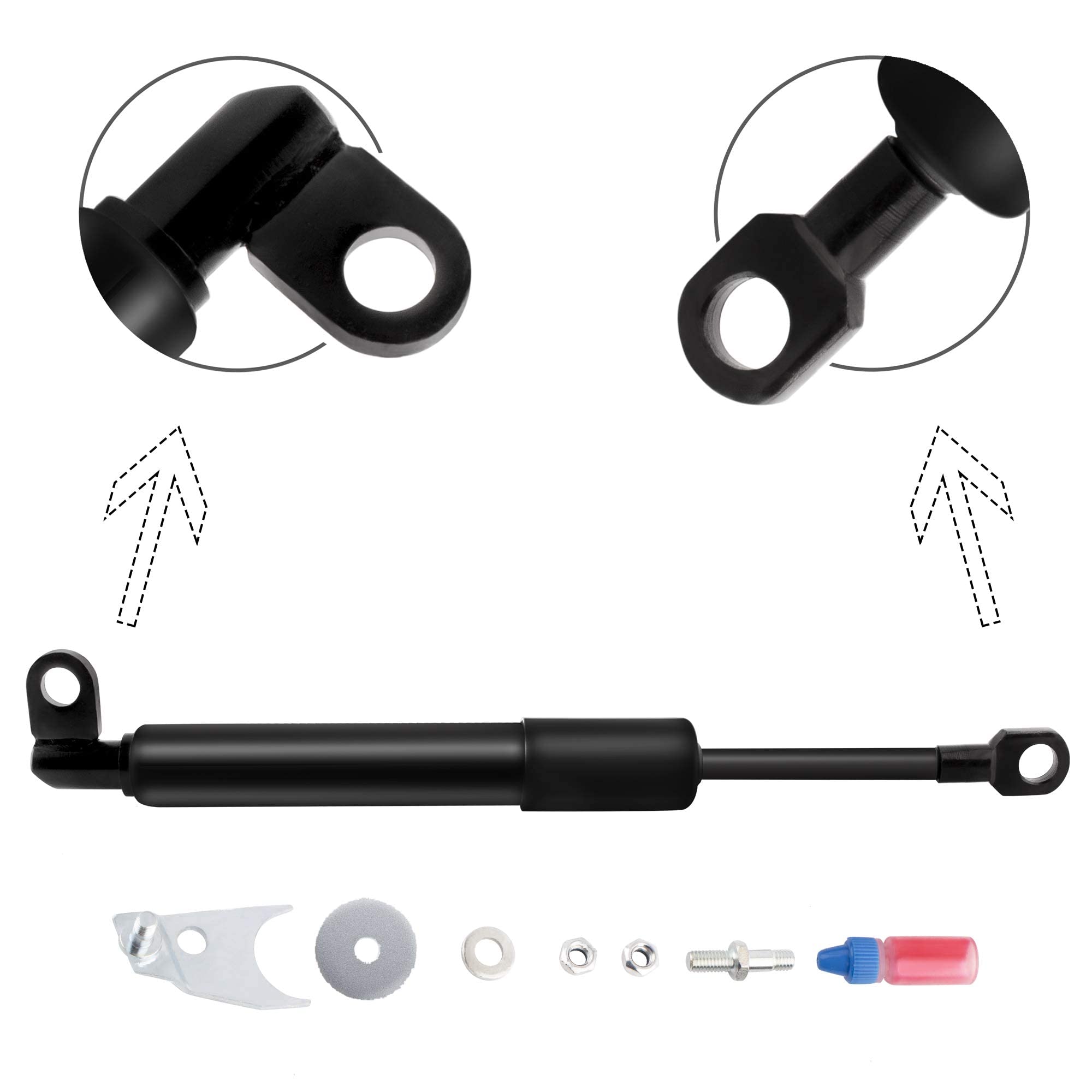BOXI Qty(1) 43100 DZ43100 Truck Tailgate Assist Easy Down Shock Strut Damper Compatible with Chevy