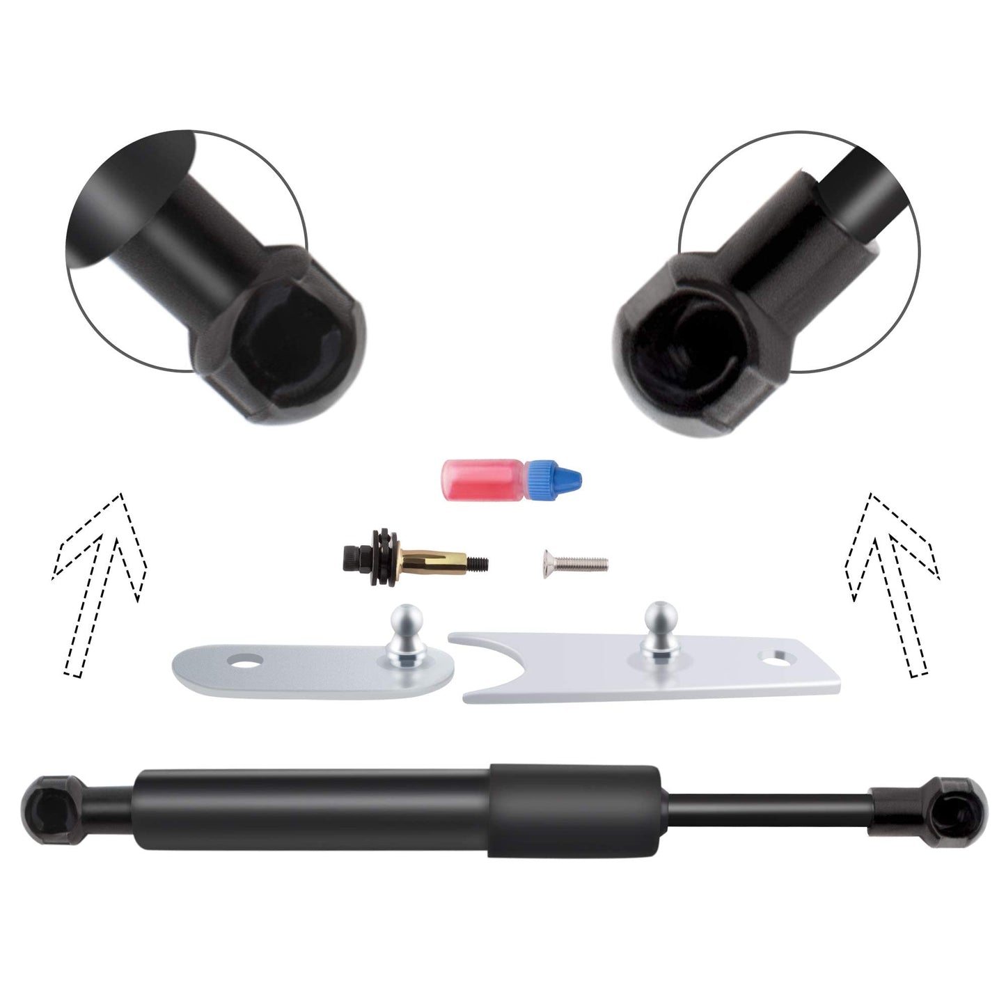 BOXI Qty(1) BOXI 43102 DZ43102 Pickup Truck Bed Tailgate Assist Easy Down Shock Strut Damper