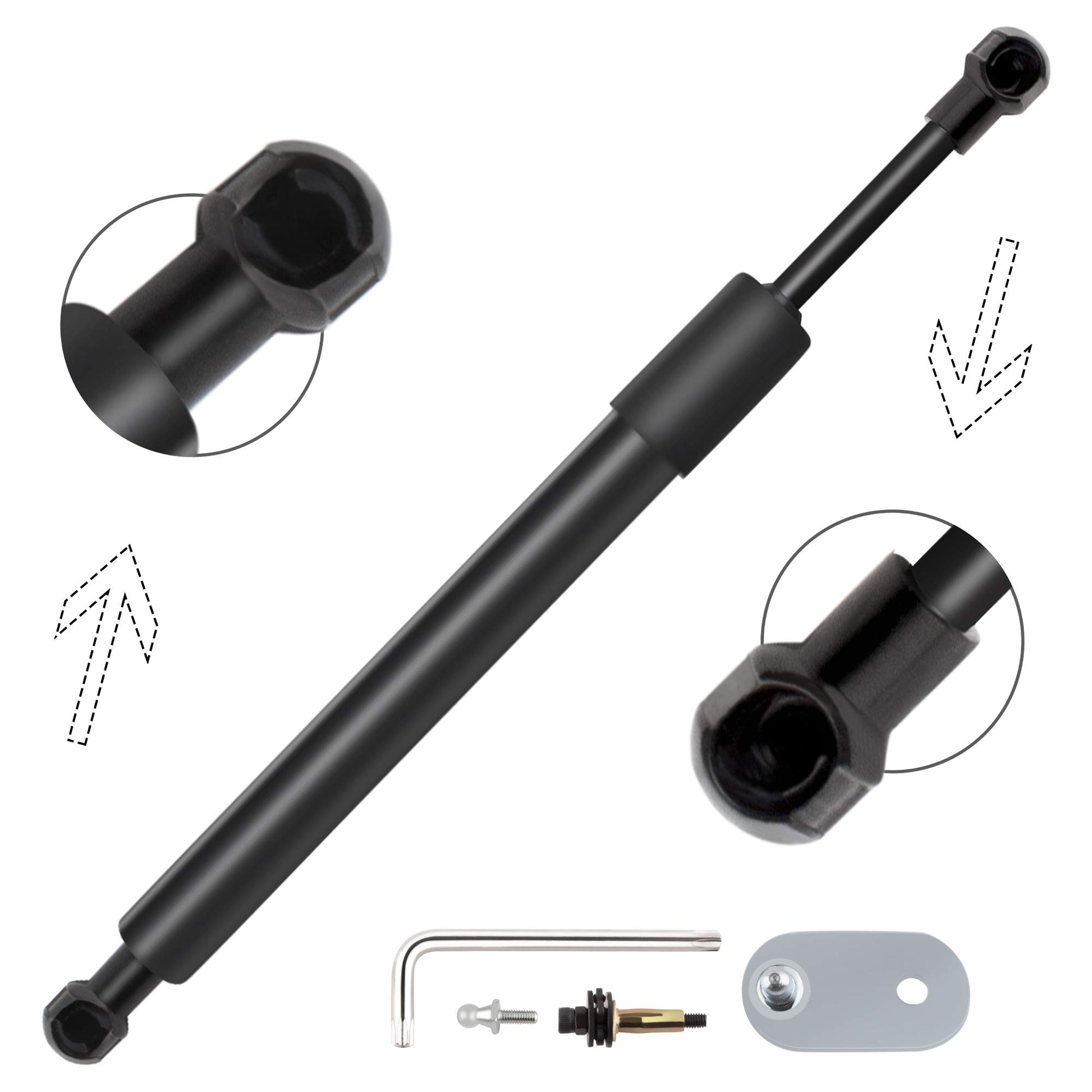 BOXI Qty(1) BOXI 43200 DZ43200 Pickup Truck Bed Tailgate Assist Easy Down Shock Strut Damper — product photo 3
