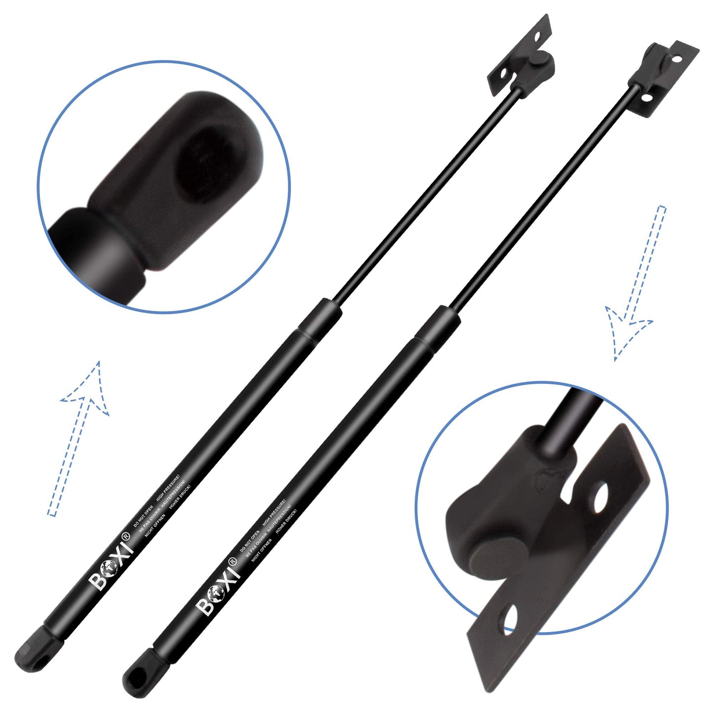 BOXI 2pcs Front Hood Lift Supports Struts Shocks Gas Struts Shocks Springs Supports Fit for Pontiac