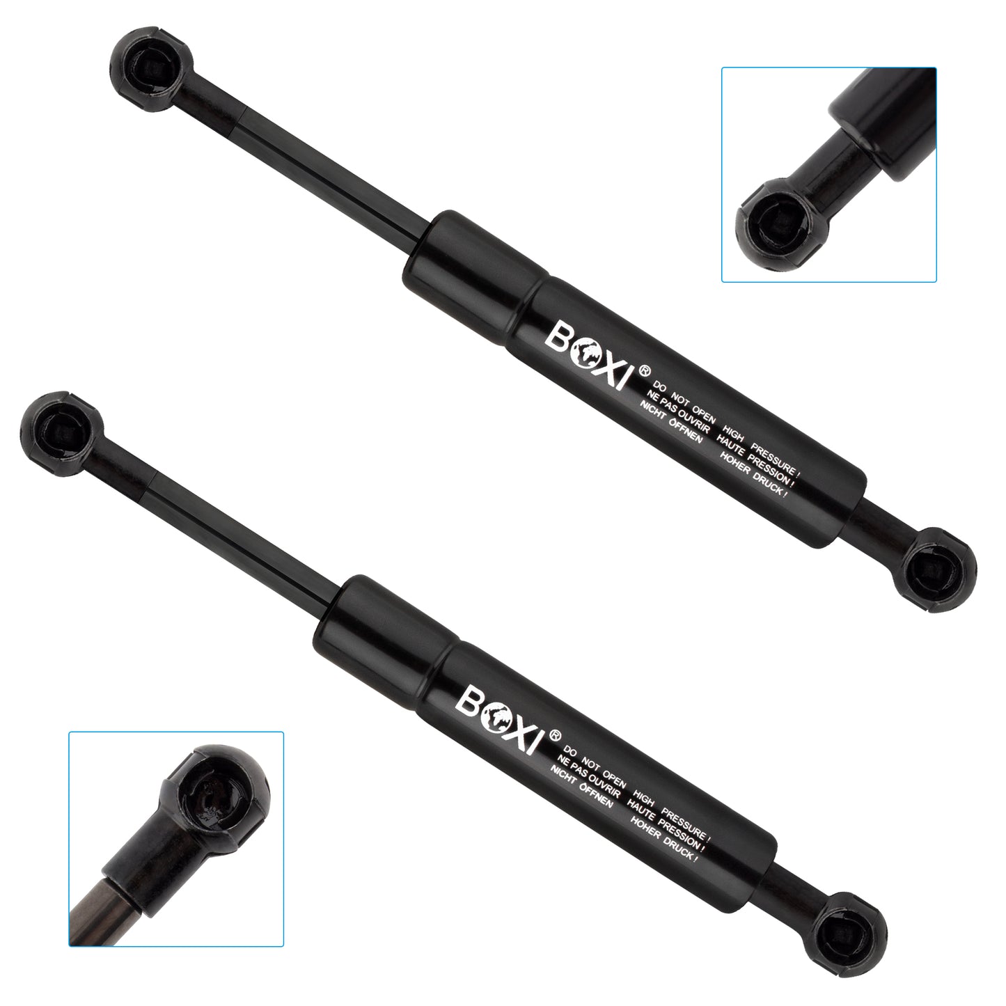 BOXI Qty(2) Gas Struts Lap Bar Assist Gas Shocks Lift Supports Fit for New Holland L221 L223 L225