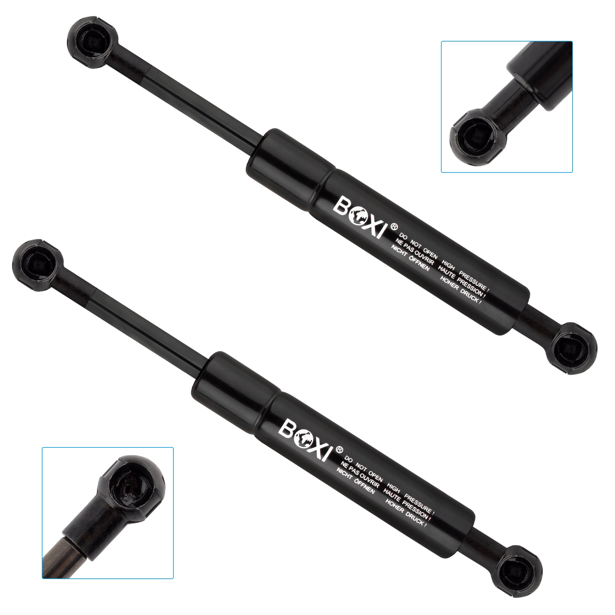 BOXI Qty(2) Gas Struts Lap Bar Assist Gas Shocks Lift Supports Fit for New Holland L221 L223 L225
