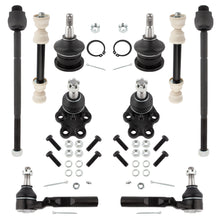 BOXI Front Suspension Kit Upper Lower Ball Joints Tie Rod End Sway Bar End Link Fit for Chevy