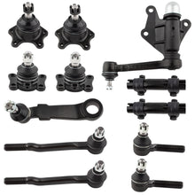BOXI (Set of 12) Complete Front Suspension Kit Inner Outer Tie Rod Steering Arm Ball Joint Fit