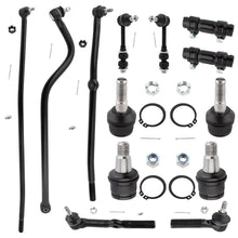 BOXI 13pc Complete Front Suspension Kit Sway Bar Link Tie Rod Ball Joints Track Bar Fit for Dodge