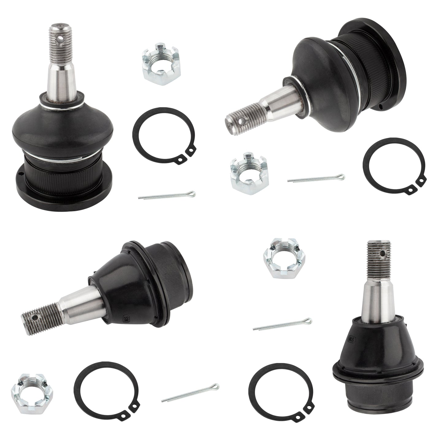 BOXI 4pc Front Upper and Lower Ball Joints Fit for Cadillac Escalade 2002-2006