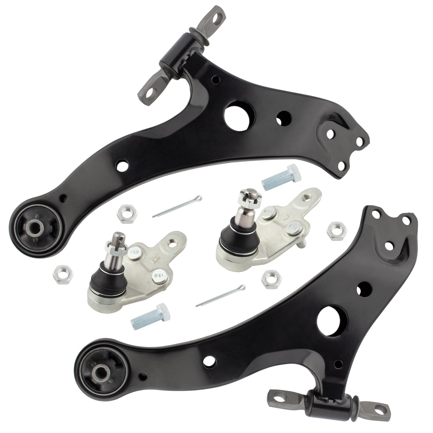 BOXI 4pc Front Suspension Kit Front Lower Control Arm and Lower Ball Joints Fit for Toyota Camry — product photo 2