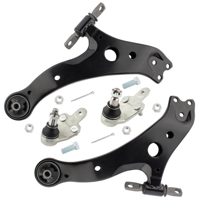 BOXI 4pc Front Suspension Kit Front Lower Control Arm and Lower Ball Joints Fit for Toyota Camry — product photo 2