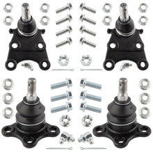 BOXI 4pc Complete Front Upper and Lower Ball Joints Fit for Chevy Colorado 2004-2012