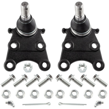 BOXI 4pc Complete Front Upper and Lower Ball Joints Fit for Chevy Colorado 2004-2012 — product photo 3