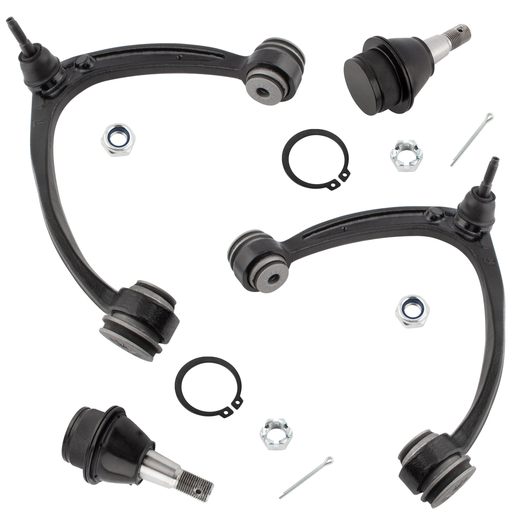 BOXI Front Upper Steel Control Arms Lower Ball Joints Fitt for Chevy for GMC Silverado Suburban