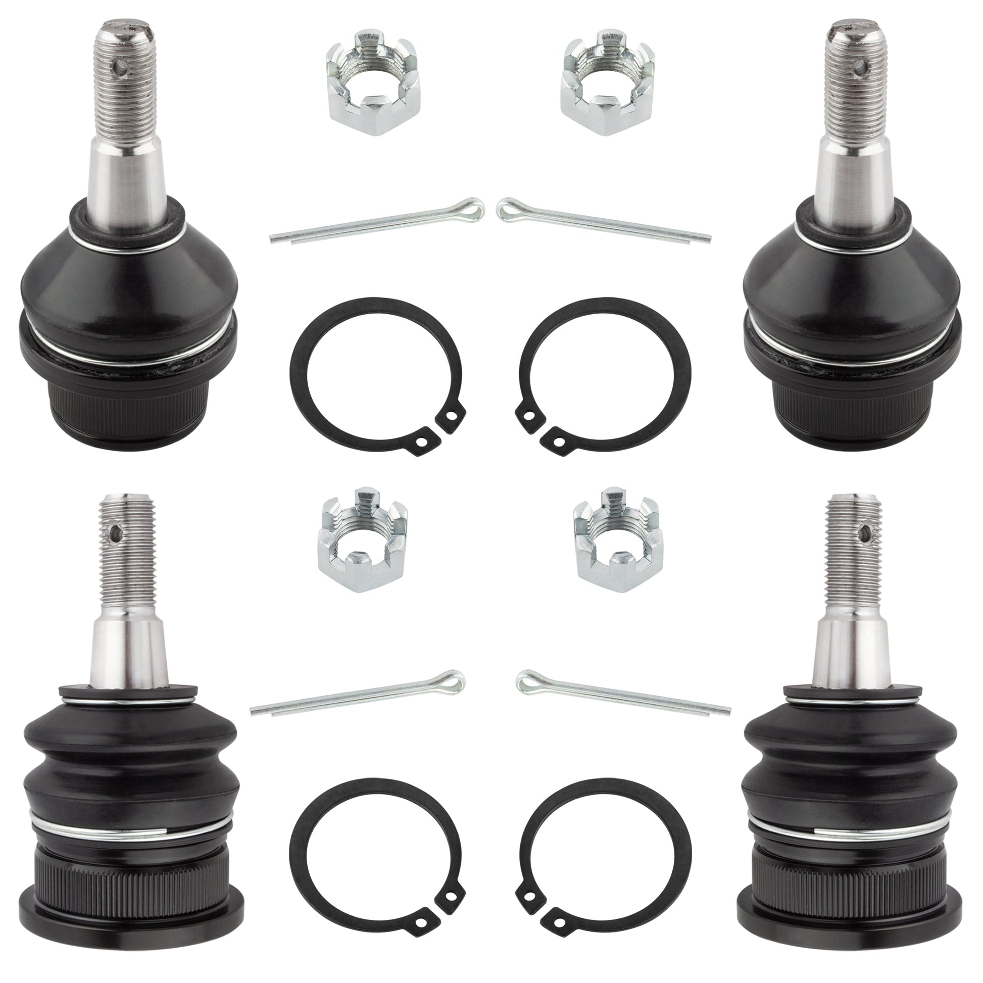 BOXI (set of 4) Front Upper and Lower Ball Joints Fit for Dodge Ram 1500 2006 2007 2008 (Except
