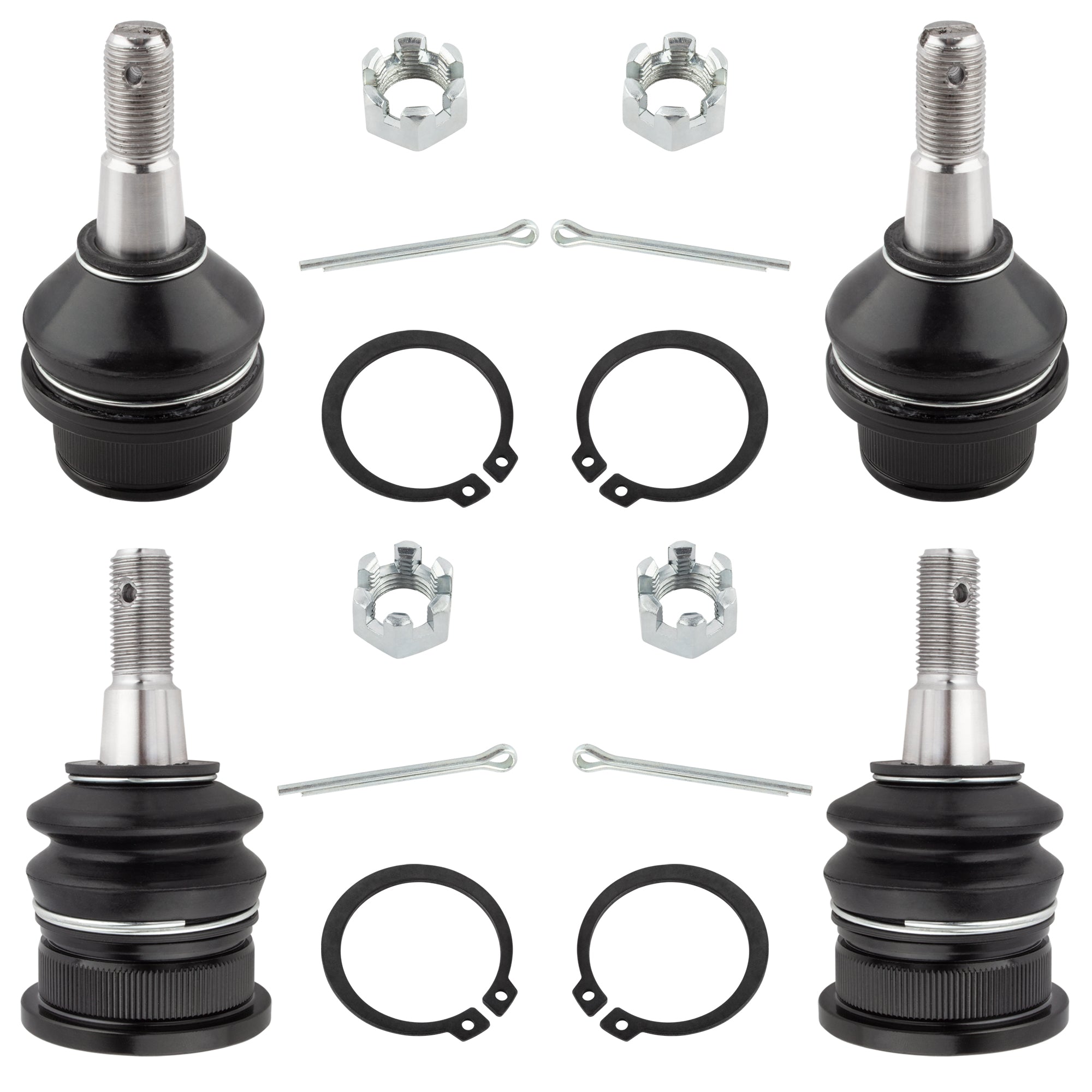 BOXI (set of 4) Front Upper and Lower Ball Joints Fit for Dodge Ram 1500 2006 2007 2008 (Except
