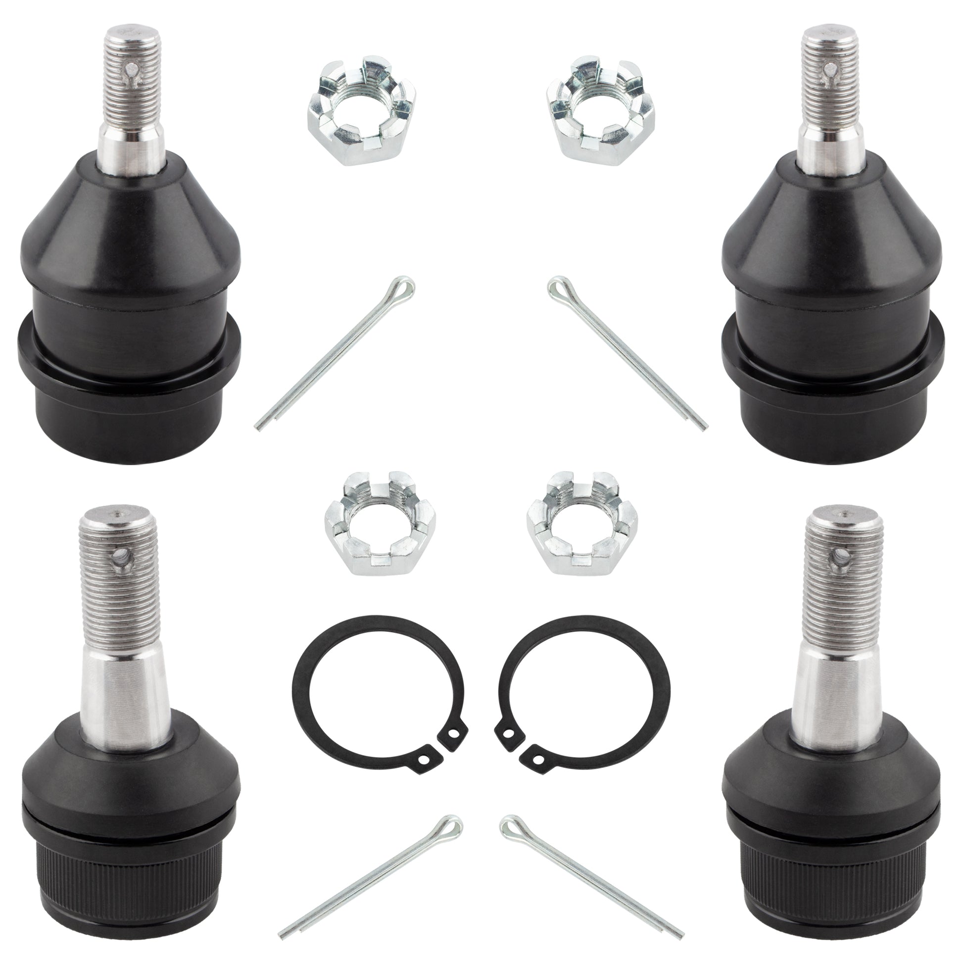 BOXI (set of 4) Front Upper and Lower Ball Joints Replacement for Dodge Ram 1500 4WD 2000 2001