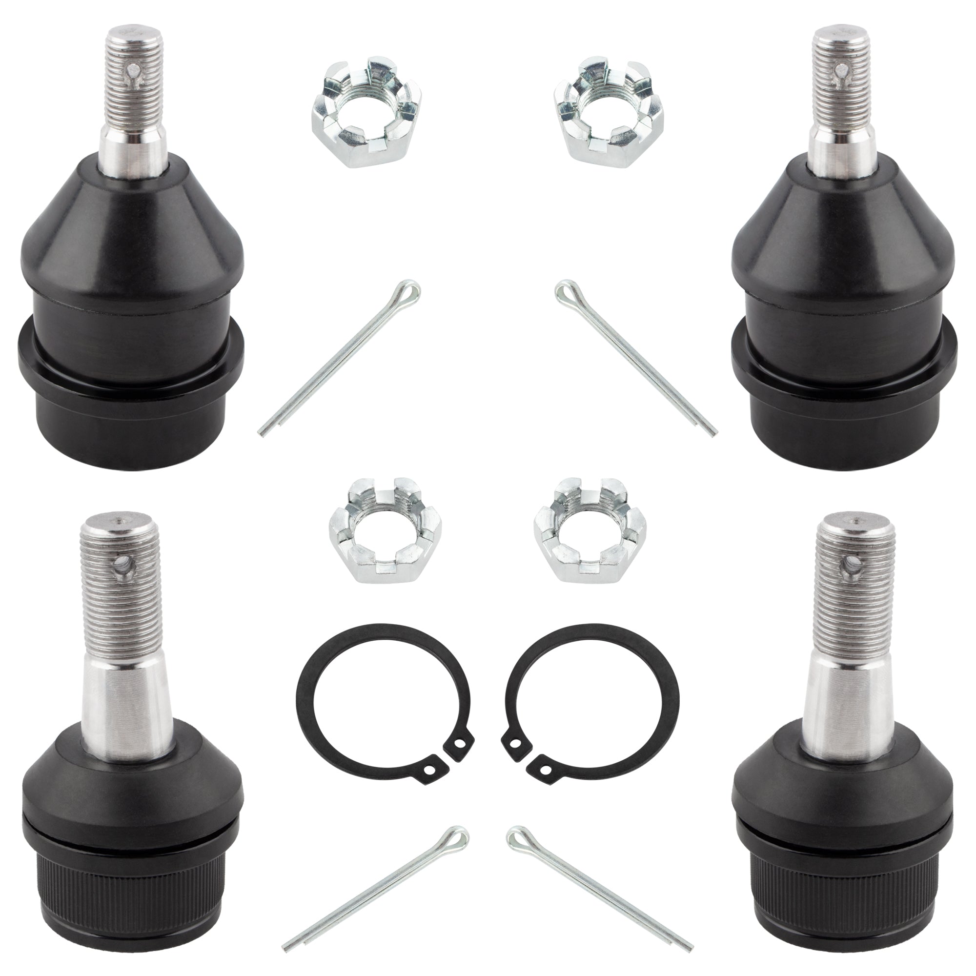 BOXI (set of 4) Front Upper and Lower Ball Joints Replacement for Dodge Ram 1500 4WD 2000 2001