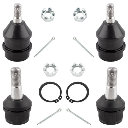 BOXI (set of 4) Front Upper and Lower Ball Joints Replacement for Dodge Ram 1500 4WD 2000 2001