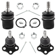 BOXI (Set of 4) Front Upper and Lower Ball Joints Suspension Kit Fit for Dodge Dakota 2000 2001