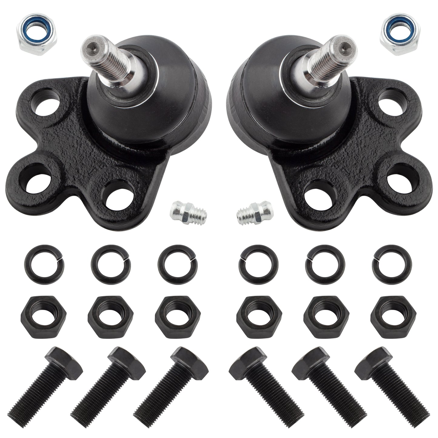 BOXI (Set of 2) Front Suspension Lower Ball Joints Fit for Buick for Chevy for Cadillac