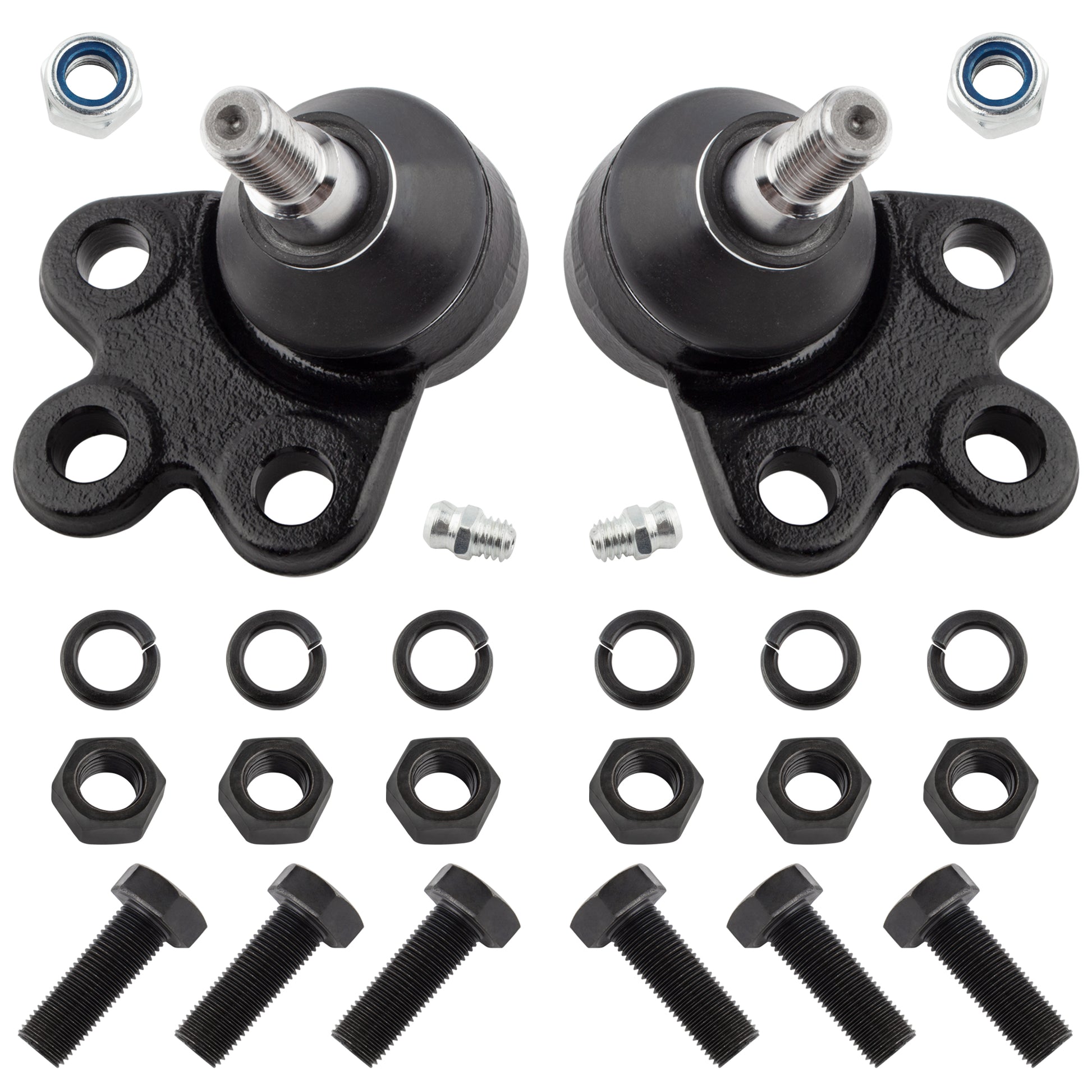 BOXI (Set of 2) Front Suspension Lower Ball Joints Fit for Buick for Chevy for Cadillac