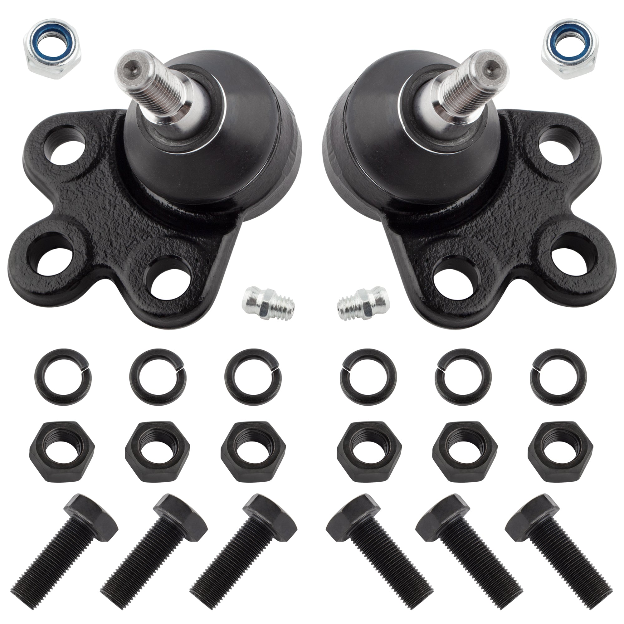 BOXI (Set of 2) Front Suspension Lower Ball Joints Fit for Buick for Chevy for Cadillac