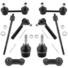 BOXI 10pc Front Ball Joints Tie Rod Ends Stabilizer Sway Bar End Links Kit fit for Subaru Baja