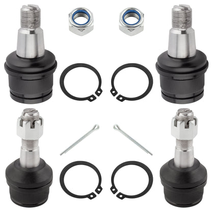 BOXI 4pcs Front Upper Lower Ball Joints for Ford Excursion 2000 2001 2002 2003 2004 2005 4WD