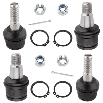 BOXI 4pcs Front Upper Lower Ball Joints for Dodge Ram 2500 3500 4WD 1994-99