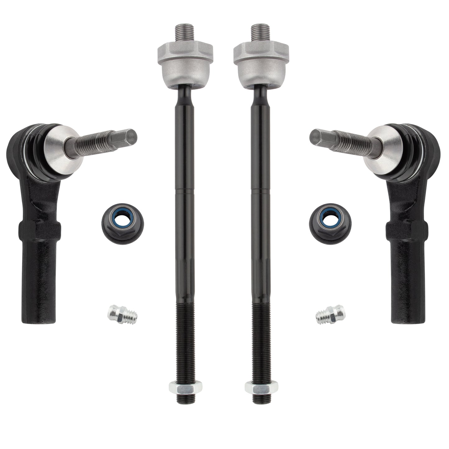 BOXI 4pcs Front Inner and Outer Tie Rods Replacement for Ford Expedition 2003 2004 2005 2006