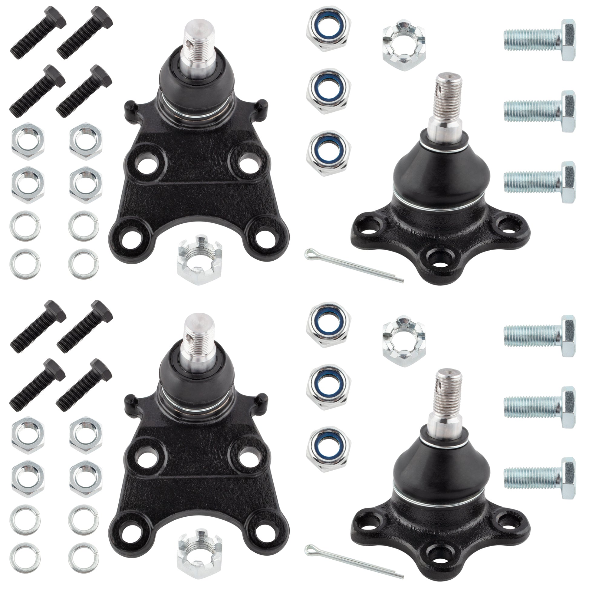 BOXI 4pcs Front Suspension Ball Joints Set for Honda Passport 1996-2002