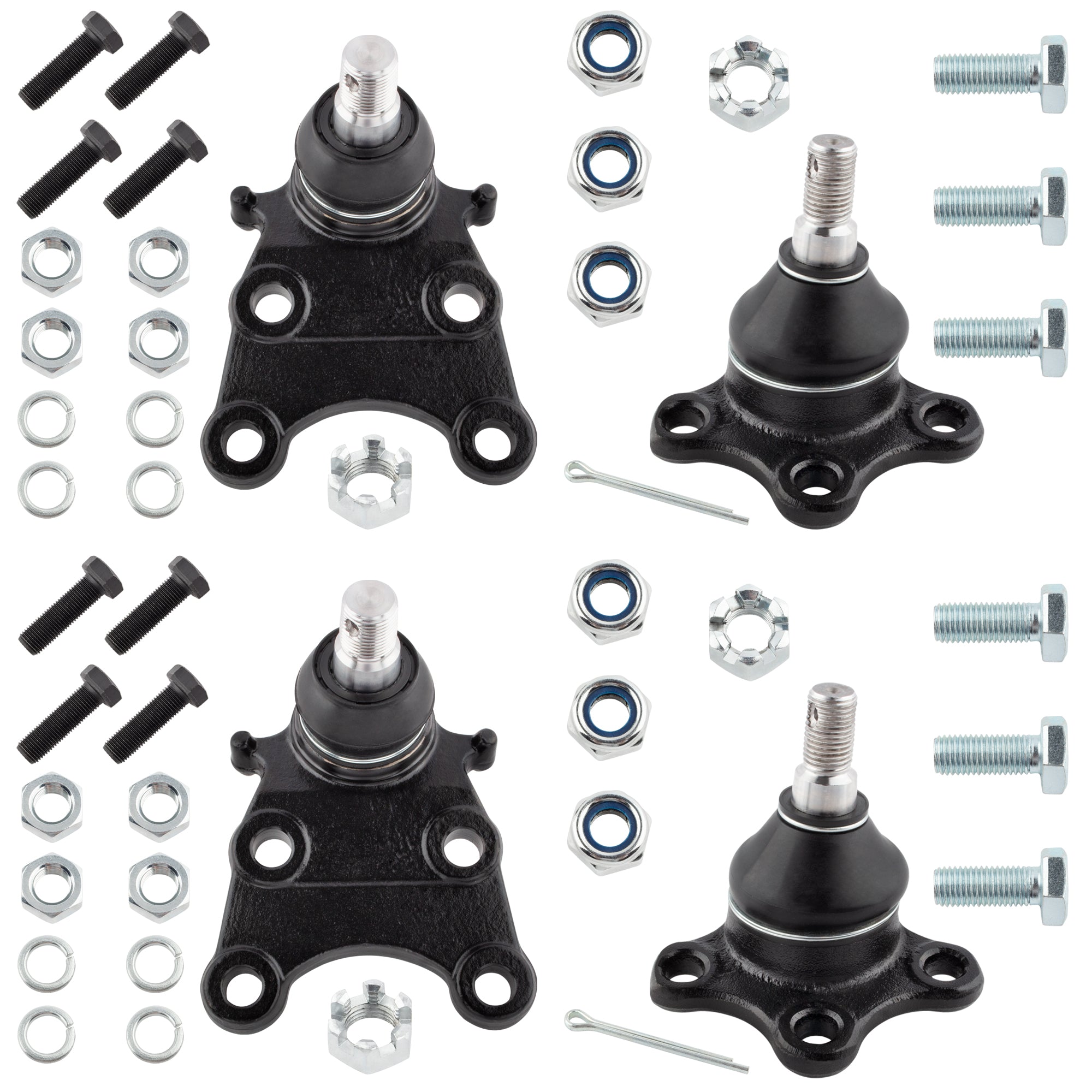 BOXI 4pcs Front Suspension Ball Joints Set for Honda Passport 1996-2002