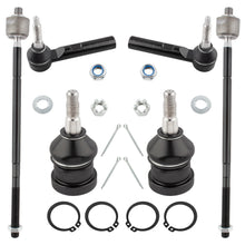 BOXI 6pcs Front Lower Ball Joints Inner Outer Tie Rod Ends for Chrysler Pacifica 2004 2005 2006