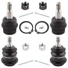 BOXI 4pcs Front Upper & Lower Ball Joints Set Fit for Dodge Ram 1500 1994 1995 1996 RWD Cab Pickup