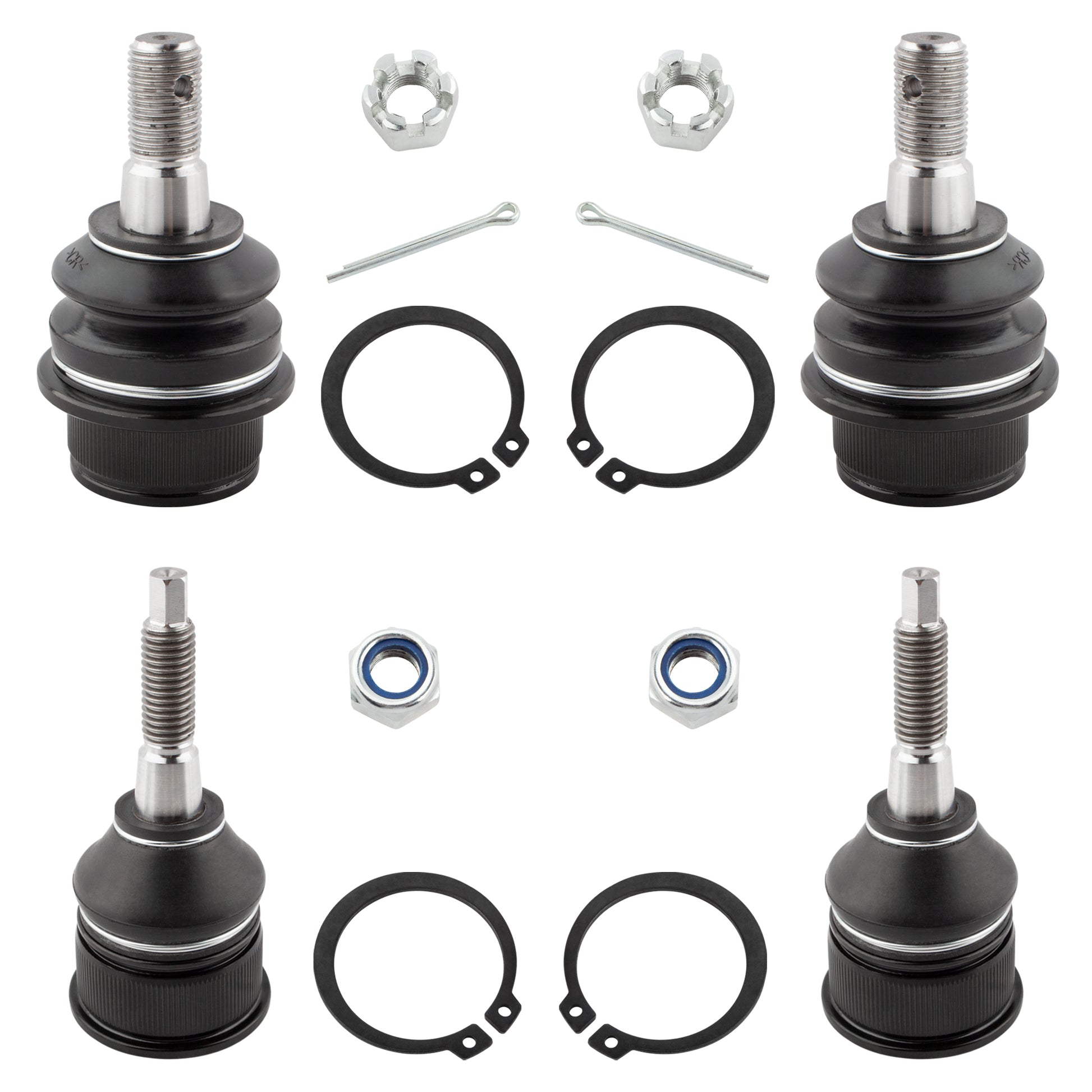 BOXI (Set of 4) Front Upper Lower Ball Joints Replacement for Ford Explorer 2002-2005