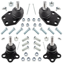 BOXI (Set of 4) Front Suspension Kit Front Upper & Lower Ball Joints Fit for Dodge Ram 1500 2000
