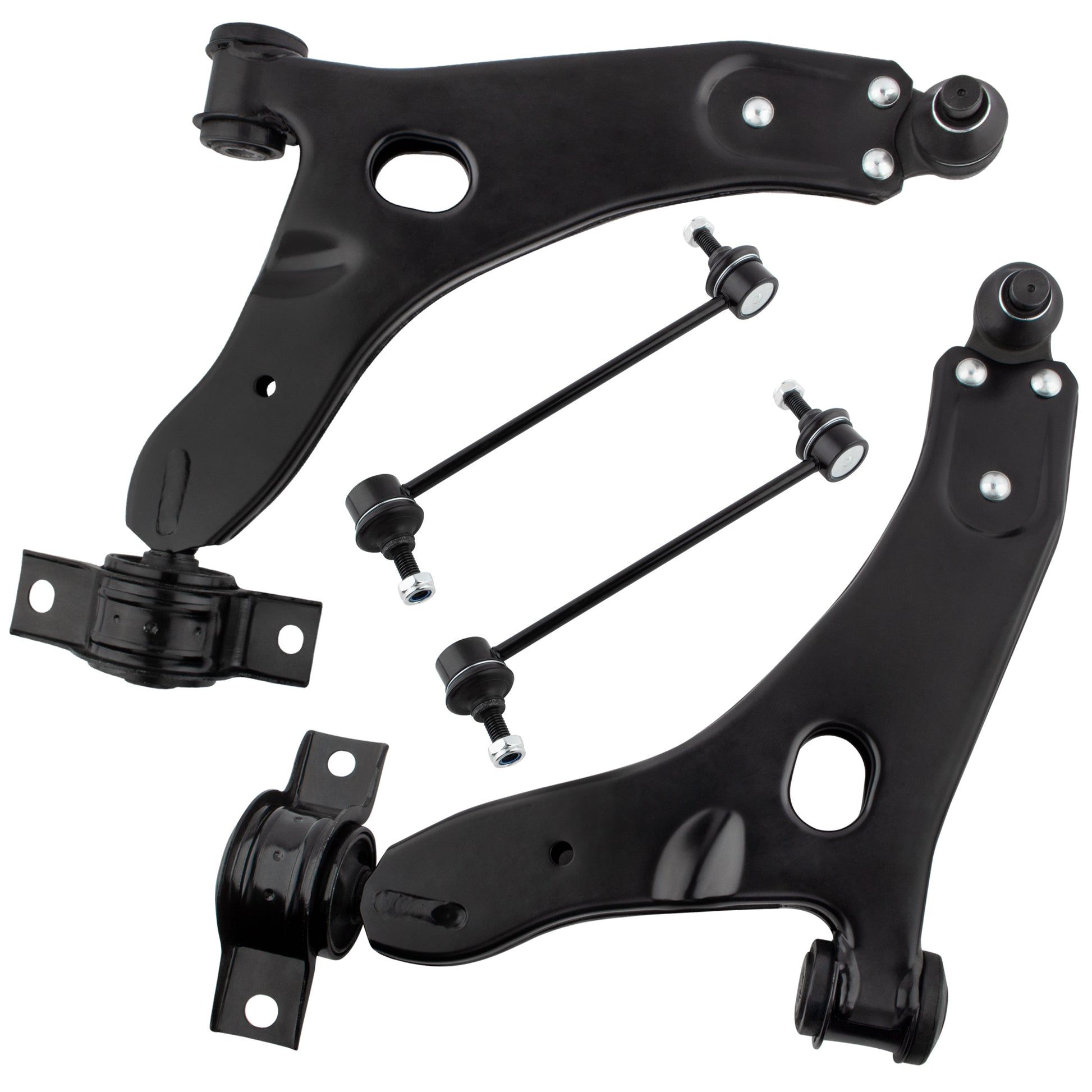 BOXI 4pcs Front Lower Control Arm And Ball Joints Sway Bar for Ford Focus 2004 2005 2006 2007 2008