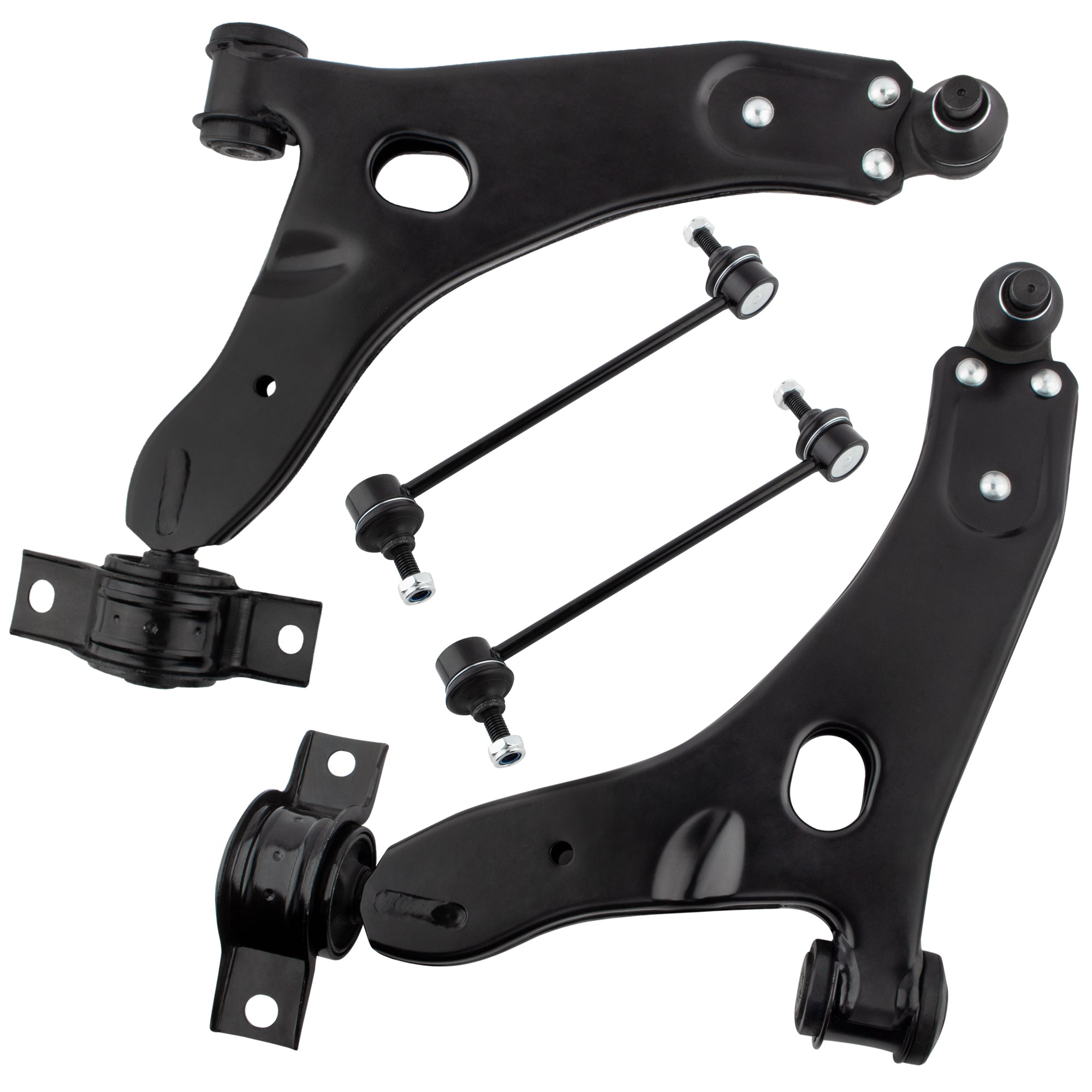 BOXI 4pcs Front Lower Control Arm And Ball Joints Sway Bar for Ford Focus 2004 2005 2006 2007 2008